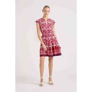 NEW LOLA AUSTRALIA daisy boo mini dress in ruby